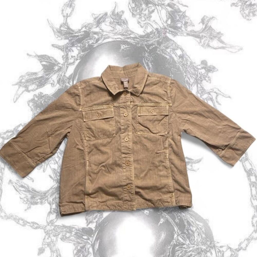Tan Chicos thick button up shirt